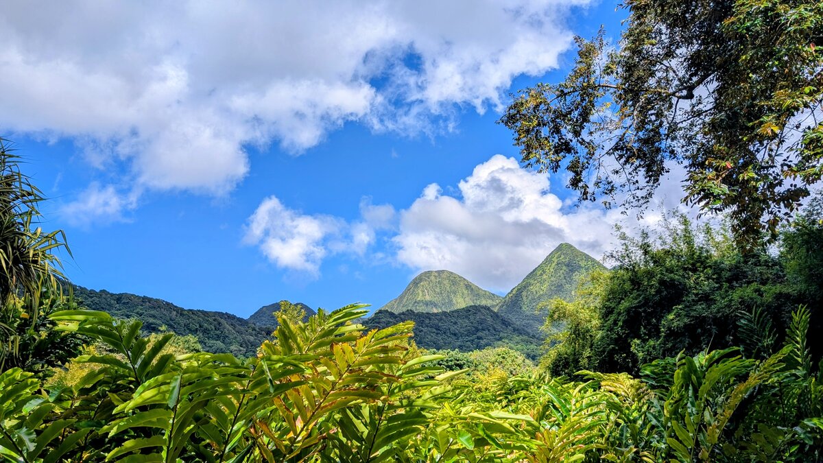 Paysage volcanique de Martinique