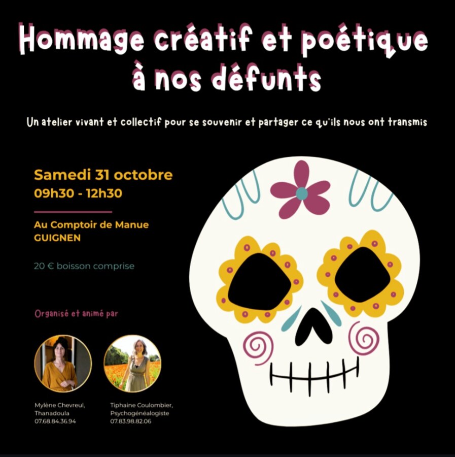 Hommage créatif et poétique à nos défunts, le 31 octobre 2026 à Guignen